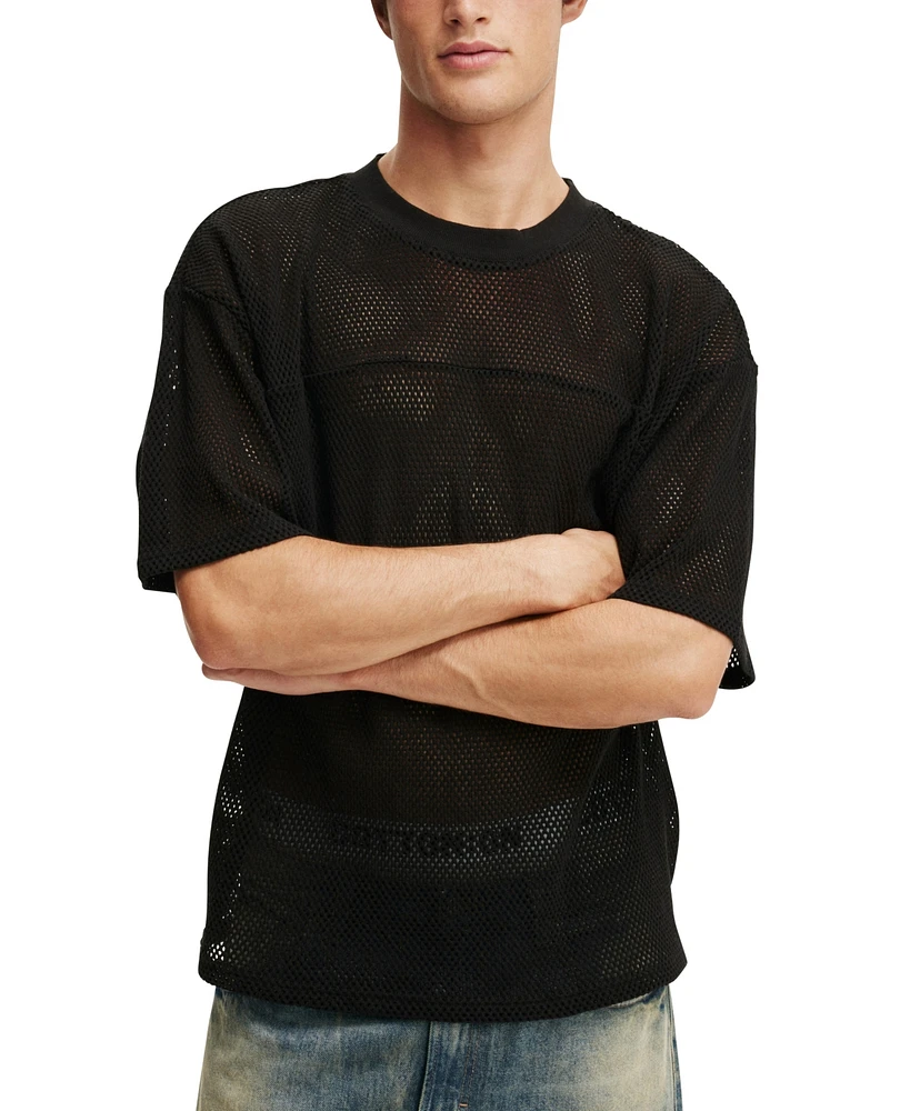 Cotton On Men's Cropped Fit Knitted T-Shirt
