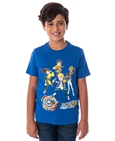 Beyblade Boys Burst Valt Aoi Dante Koryu Arman Kusaba Fumiya Kindo And Ace Dragon T-Shirt