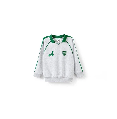 Cotton On Boys Polo Collar Fleece Top