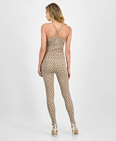 Guess Womens Peony Logo Strappy Tank Peony Logo Leggings