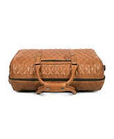 20 Inch Luxor Quilted Leather Duffle Bag