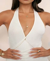 Ettika Dainty Shell Body Chain