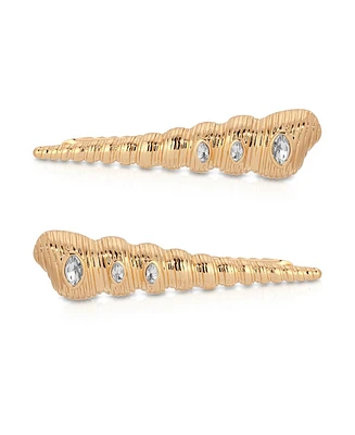 Ettika Capri Shell Barrette Set