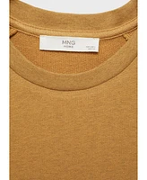 Mango Women's Heather Fleece Cotton Nightgown