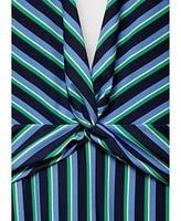 Mango Women's Striped Halter Swimsuit
