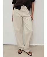 Mango Women's High-Rise Balloon Jeans