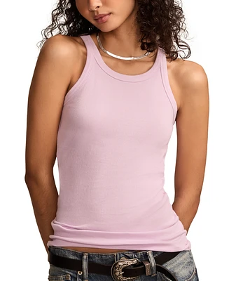 Lucky Brand Women's Ribbed Scoop-Neck Tank Top