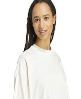 adidas Women's All Szn Soft Lux Loose Pull On T Shirt