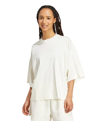 adidas Women's All Szn Soft Lux Loose Pull On T Shirt