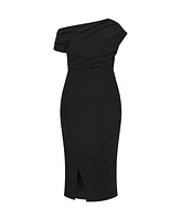 City Chic Plus Sassy Off Shoulder Dress
