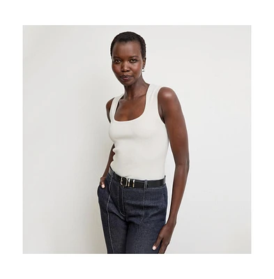 M.m.LaFleur Women's Sabine Sculptural Tank - 365Knit