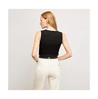 M.m.LaFleur Women's Sabine Sculptural Tank