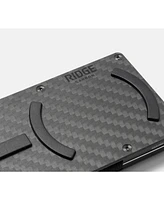 The Ridge Men's Ridge Wallet For Magsafe - Carbon Fiber 3k - Cash Strap