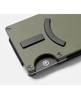 The Ridge Men's Ridge Wallet For Magsafe - Matte Olive - Cash Strap
