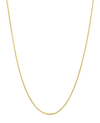 Steeltime Women's 14K Gold Plated Snake Chain Necklace