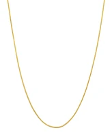 Steeltime Women's 14K Gold Plated Snake Chain Necklace