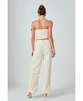 endless rose Women's Linen Tube Top