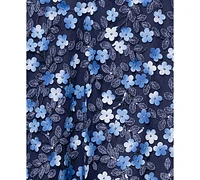 Xscape Women's Printed Square-Neck Sleeveless Dress