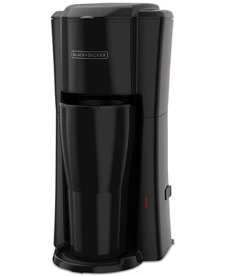 Black & Decker Single-Serve Coffee Maker with Thermal Mug
