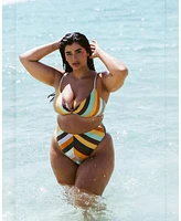Biliblond Bikini Bottom Rocky 70's Stripes