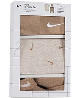 Nike Baby Boy Bodysuit, Waffle Pants & Socks, 3 Piece Gift Set
