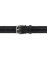 Club Room Men's Cut Edge Trapunto Stitched Casual Belt