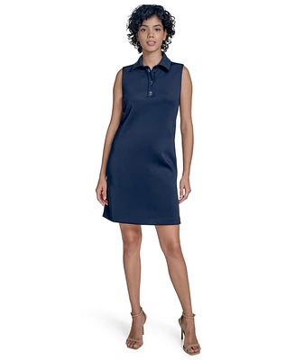 Calvin Klein Women's Sleeveless Scuba Sheath Dress