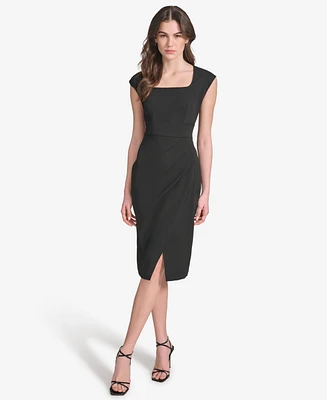 Calvin Klein Women's Square-Neck Sheath Dress