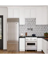 Casainc W12" X H34.5" D24" Plywood Ready to Assemble Floor Base Kitchen Cabinet