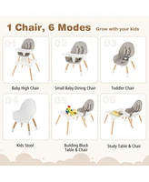Slickblue Toddler 6 in 1 High Chair Ages 6-36 Months