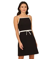Adrianna Papell Women's Sleeveless Crepe A-Line Dress