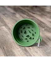 3-in-1 Dog Walk Bag, Travel Bowl , & Reflective Leash with Matching Planet-Safe Poop Bags