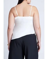 Eloquii Plus Asym Top With Hardware Detail