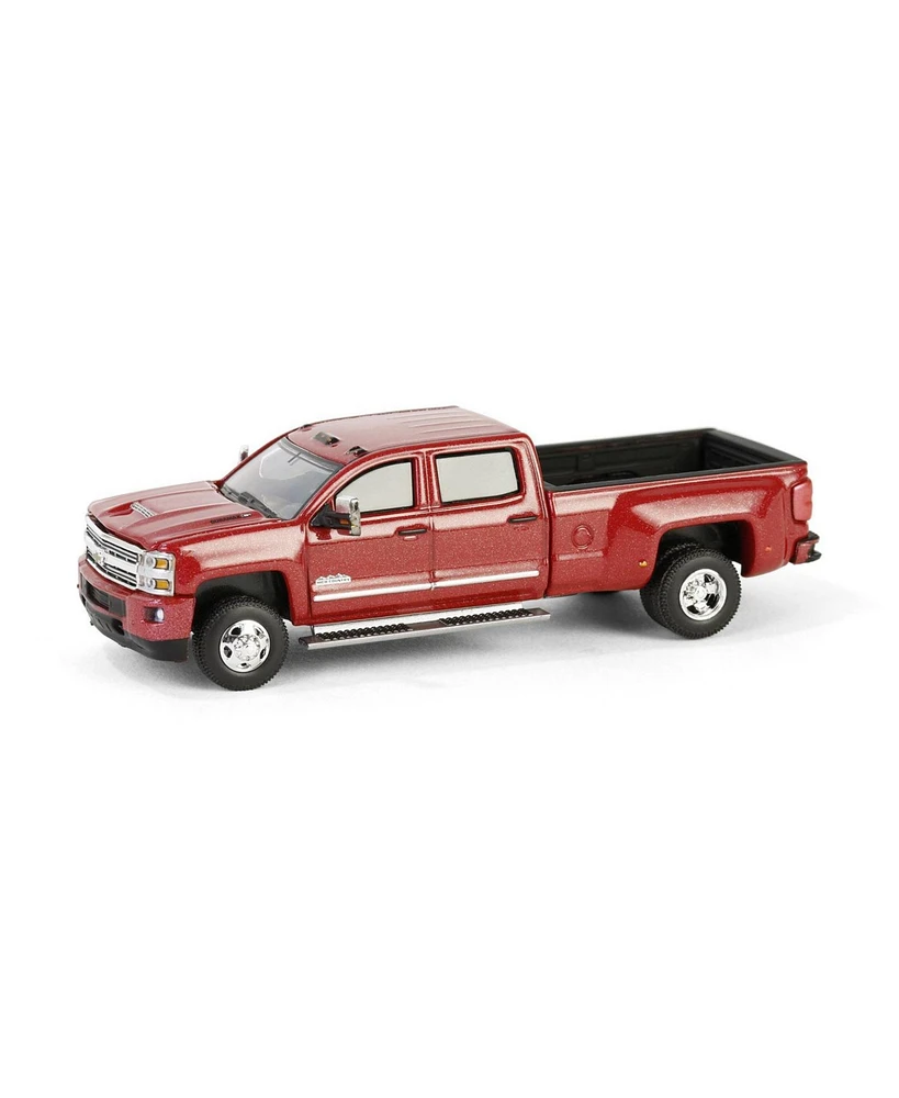 1/64 2018 Silverado 3500 Hd Dually High Country Red Metallic Dually Drivers