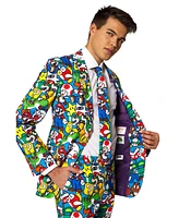 Opposuits Men's Super Mario Licensed Suit