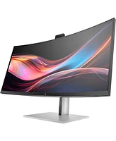 Hp Series 7 Pro 734pm 34" 21:9 Uwqhd 120Hz Curved Ips Lcd Hdr Monitor, Silver