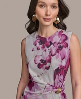 Donna Karan New York Women's Sleeveless Midi Dress