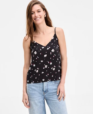 On 34th Women's Floral V-Neck Camisole Top, Exclusively at Macy's