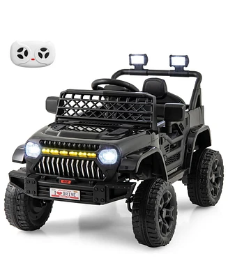 12V Kids Ride on Truck Car with Parental Remote and Music Player