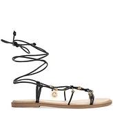 Wild Pair Reinaa Strappy Lace-up Flat Sandals, Exclusively at Macy's