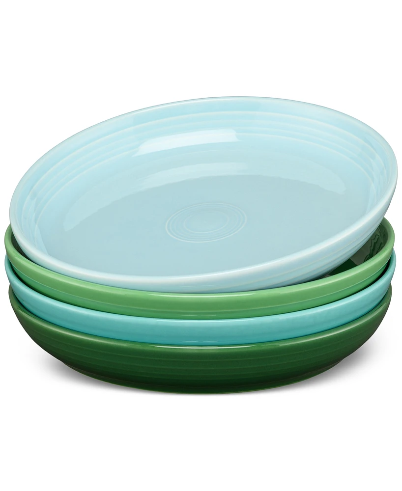 Fiesta Aegean Coupe Dinner Bowls, Set of 4