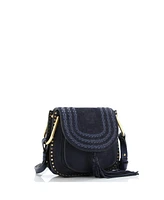Pre-Owned Chloe Mini Hudson Handbag Whipstitch Suede