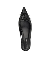 Nine West Women's Anora Lace-Up Slingback Pumps