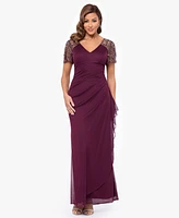 Xscape Petite Embellished Chiffon Gown