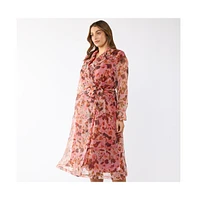 Atreides Organza Floral Trench