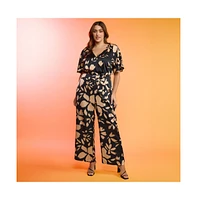 Estelle Noosa Satin Jumpsuit