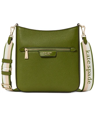 kate spade new york Hudson Small Pebbled Leather Messenger Crossbody