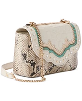 Brahmin Rosa Cloud Dancer Dubois Small Leather Crossbody