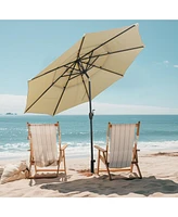 3-tier Vented Patio Umbrella with Push Button Tilt