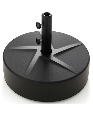 Patio Umbrella Base and Sand Fillable Market Table Umbrella Stand